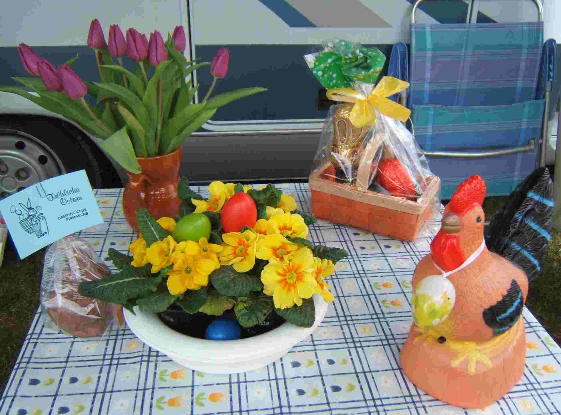 Frohe Ostern - in jedem Vorzelt