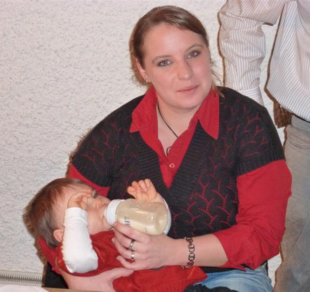 Bettina
                        und unser j�ngstes Mitglied