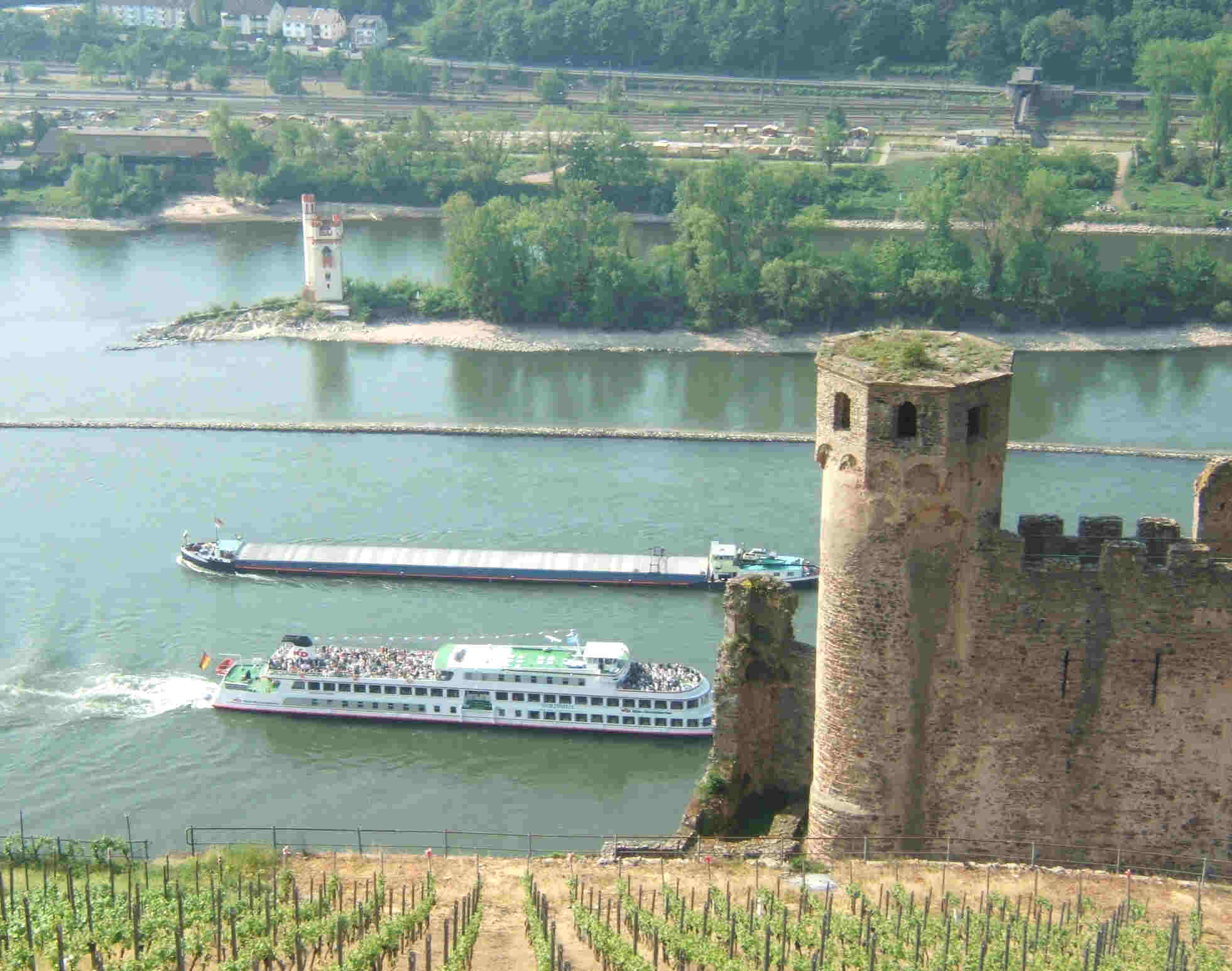 Rhein - oberhalb
                      von A�mannshausen