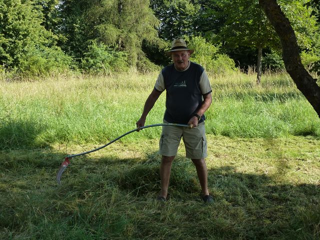 Dieter an der Sense