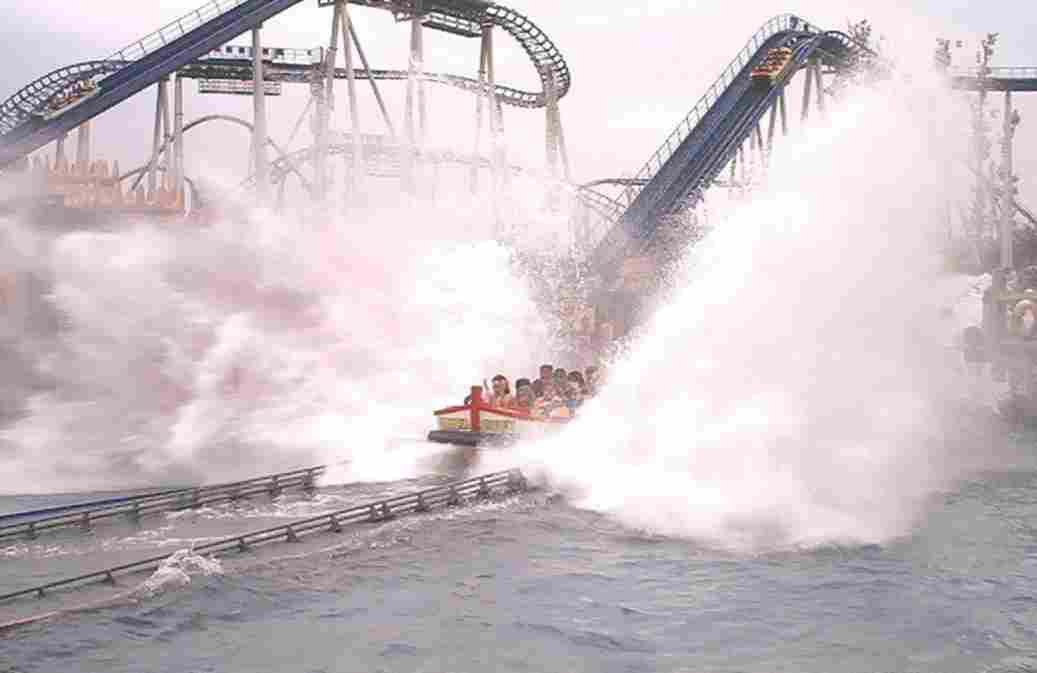 Nicht nur die Wasserbahn in
                  Rust war ein Erlebnis